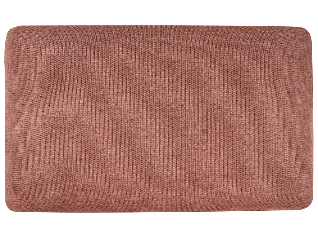 Right Hand Fabric Corner Sofa Red MALOY