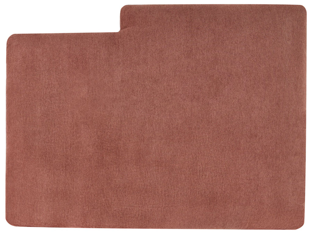 Right Hand Fabric Corner Sofa Red MALOY