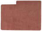 Right Hand Fabric Corner Sofa Red MALOY