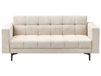 Sofa Bed ALNES Fabric Beige 3 Seater