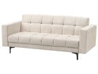 Sofa Bed ALNES Fabric Beige 3 Seater