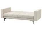 Sofa Bed ALNES Fabric Beige 3 Seater
