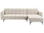 Modular Corner Sofa Bed ALNES Fabric Beige 4 Seater