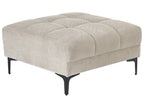 Modular Corner Sofa Bed ALNES Fabric Beige 4 Seater Left Hand