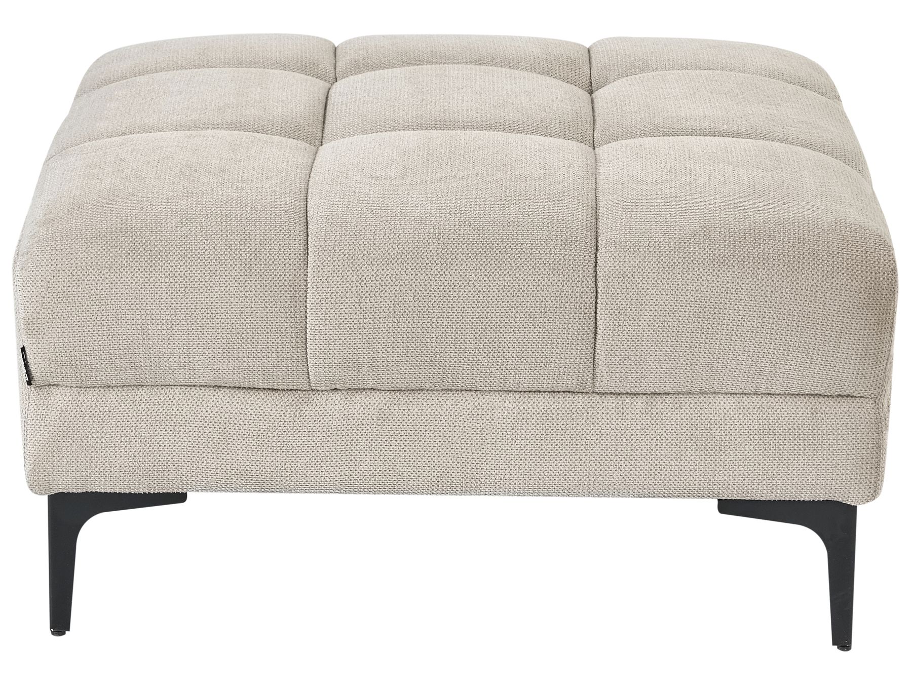 Modular Corner Sofa Bed ALNES Fabric Beige 4 Seater Left Hand
