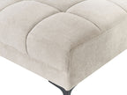 Modular Corner Sofa Bed ALNES Fabric Beige 4 Seater Left Hand