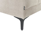Modular Corner Sofa Bed ALNES Fabric Beige 4 Seater Left Hand