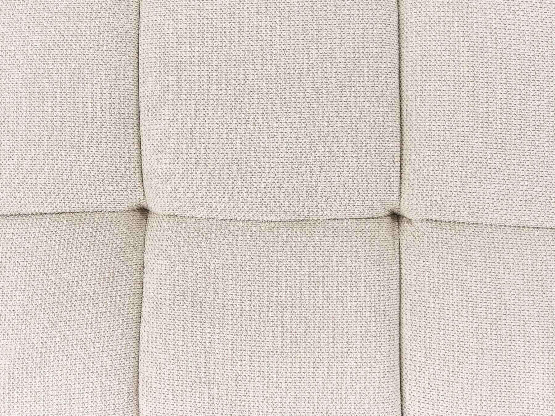 Modular U-Shape Sofa Bed ALNES Fabric Beige 6 Seater
