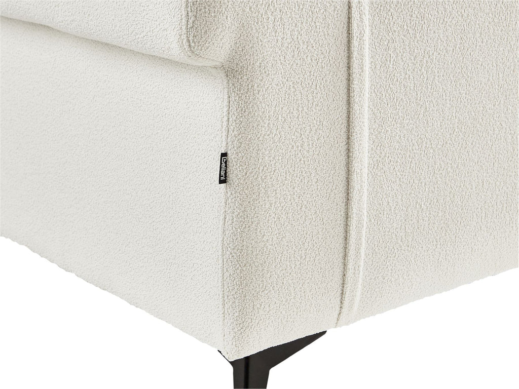 3 Seater Boucle Sofa White SKIVE