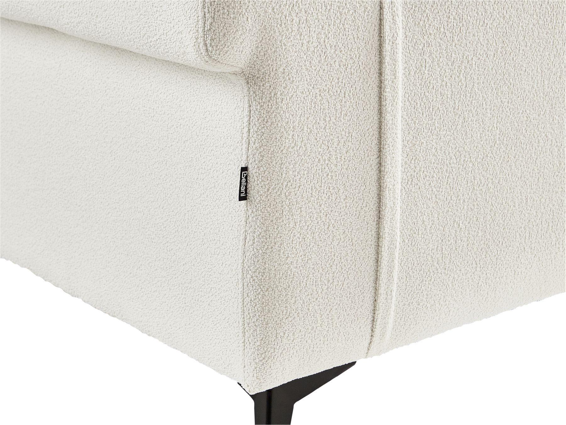 3 Seater Boucle Sofa White SKIVE