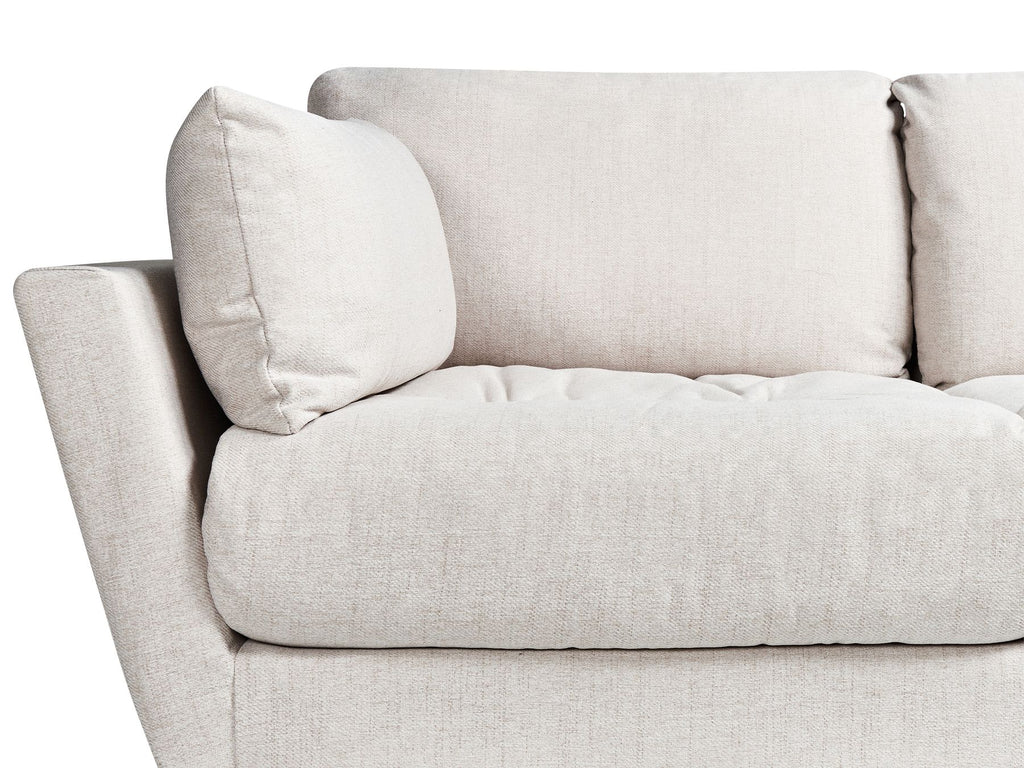 4 Seater Fabric Sofa Beige NENOLA