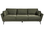 4 Seater Fabric Sofa Green NENOLA