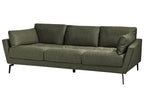 4 Seater Fabric Sofa Green NENOLA