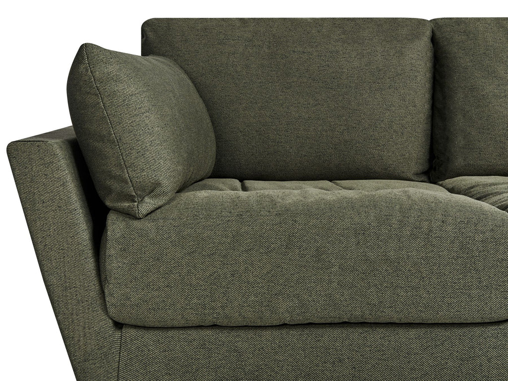 4 Seater Fabric Sofa Green NENOLA