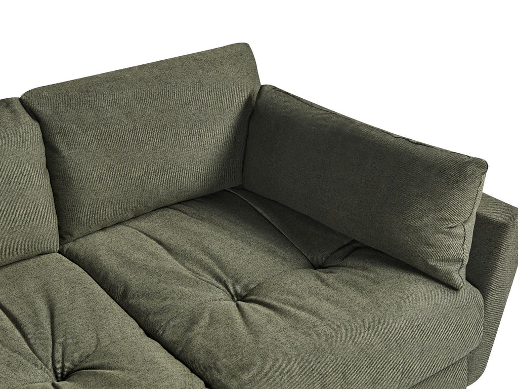 4 Seater Fabric Sofa Green NENOLA
