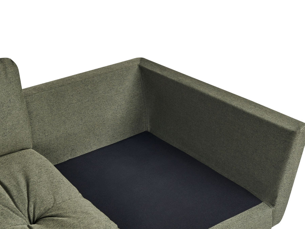 4 Seater Fabric Sofa Green NENOLA