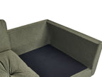 4 Seater Fabric Sofa Green NENOLA