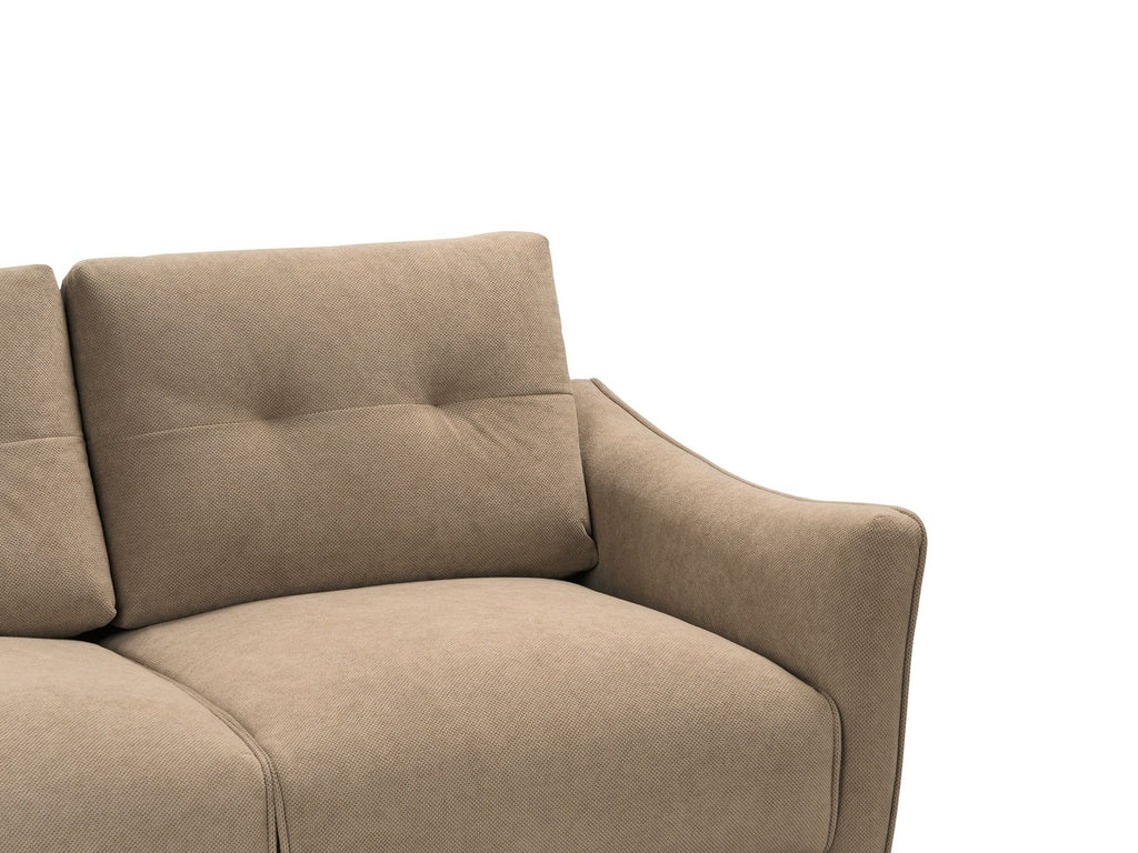 Fabric Sofa Brown NAPPA