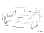 Fabric Sofa Brown NAPPA