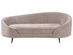 Sofa SAVAR Fabric Brown 3 Seater