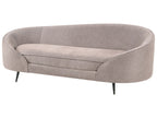 Sofa SAVAR Fabric Brown 3 Seater