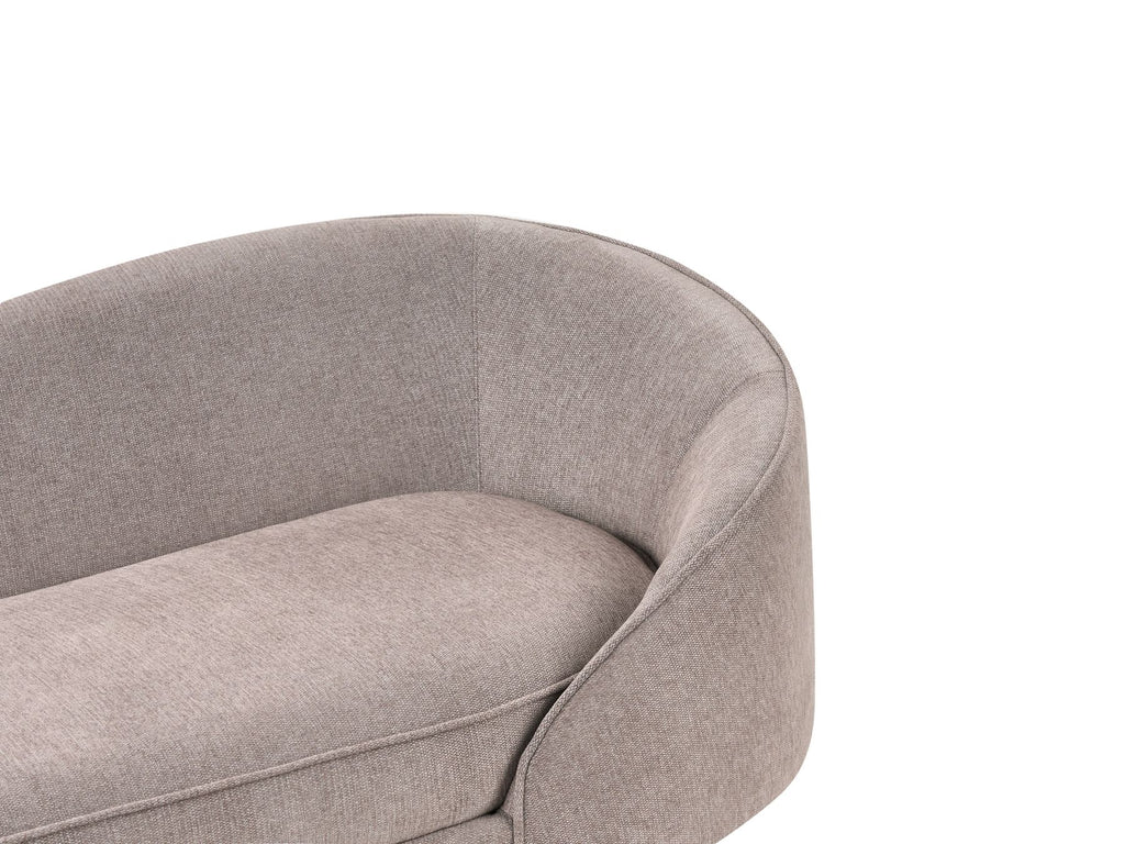 Sofa SAVAR Fabric Brown 3 Seater