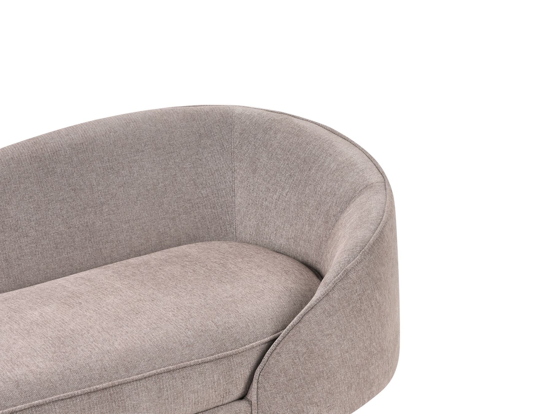 Sofa SAVAR Fabric Brown 3 Seater