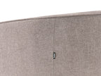 Sofa SAVAR Fabric Brown 3 Seater