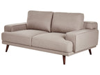 Fabric Sofa Brown DALUM