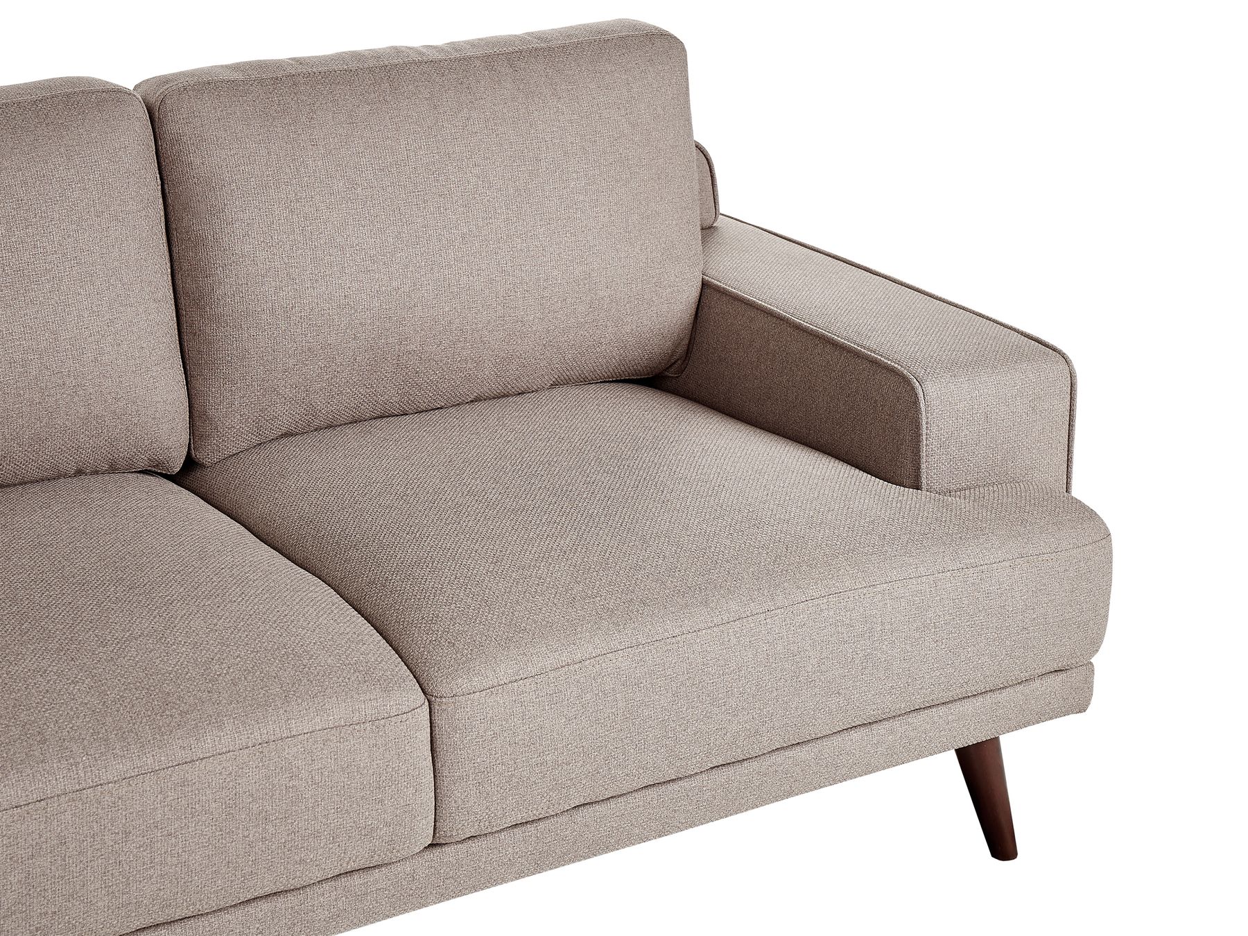 Fabric Sofa Brown DALUM