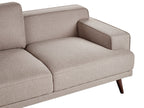 Fabric Sofa Brown DALUM