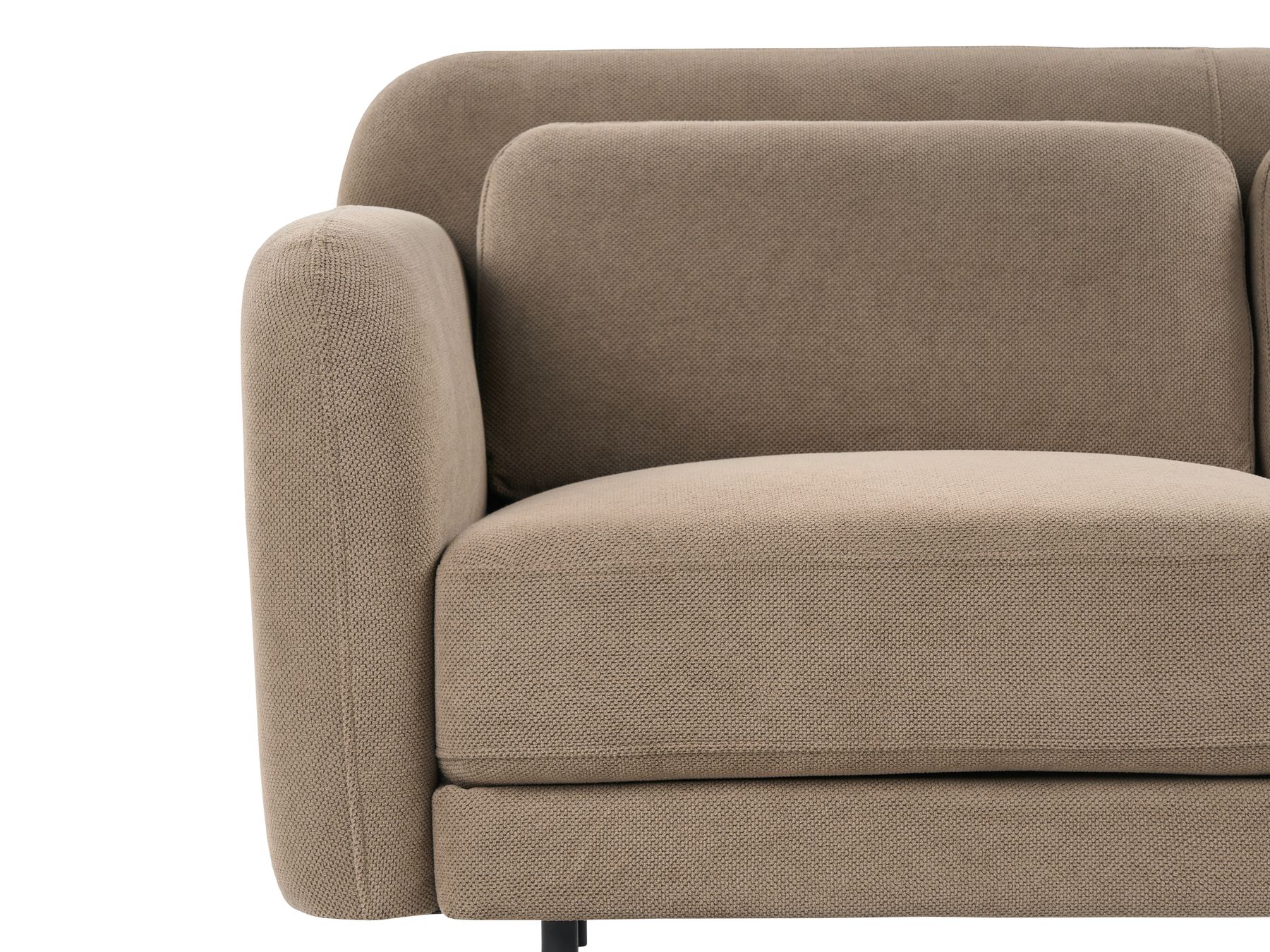 Fabric Sofa Brown LILAND