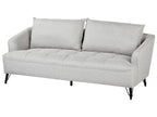 3 Seater Fabric Sofa Grey HOBRO