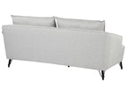 3 Seater Fabric Sofa Grey HOBRO