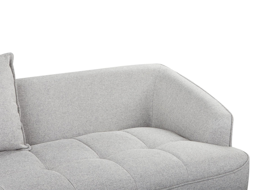 3 Seater Fabric Sofa Grey HOBRO