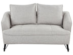 2 Seater Fabric Sofa Grey HOBRO