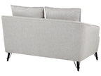 2 Seater Fabric Sofa Grey HOBRO