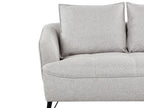 2 Seater Fabric Sofa Grey HOBRO