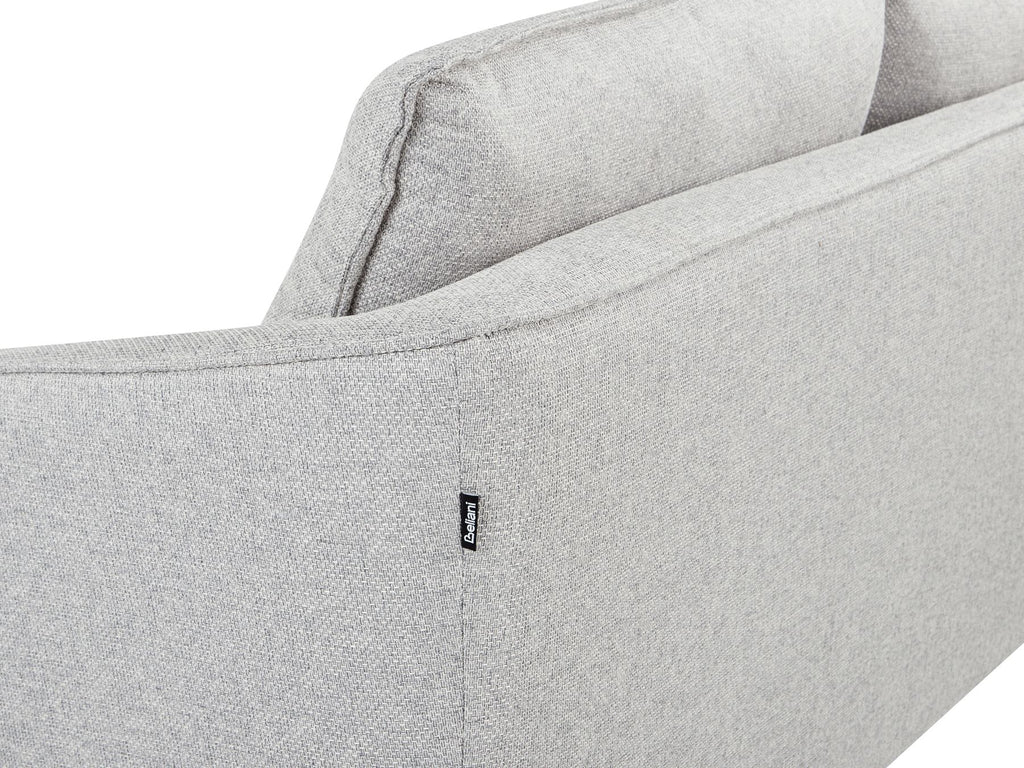 2 Seater Fabric Sofa Grey HOBRO