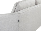 2 Seater Fabric Sofa Grey HOBRO