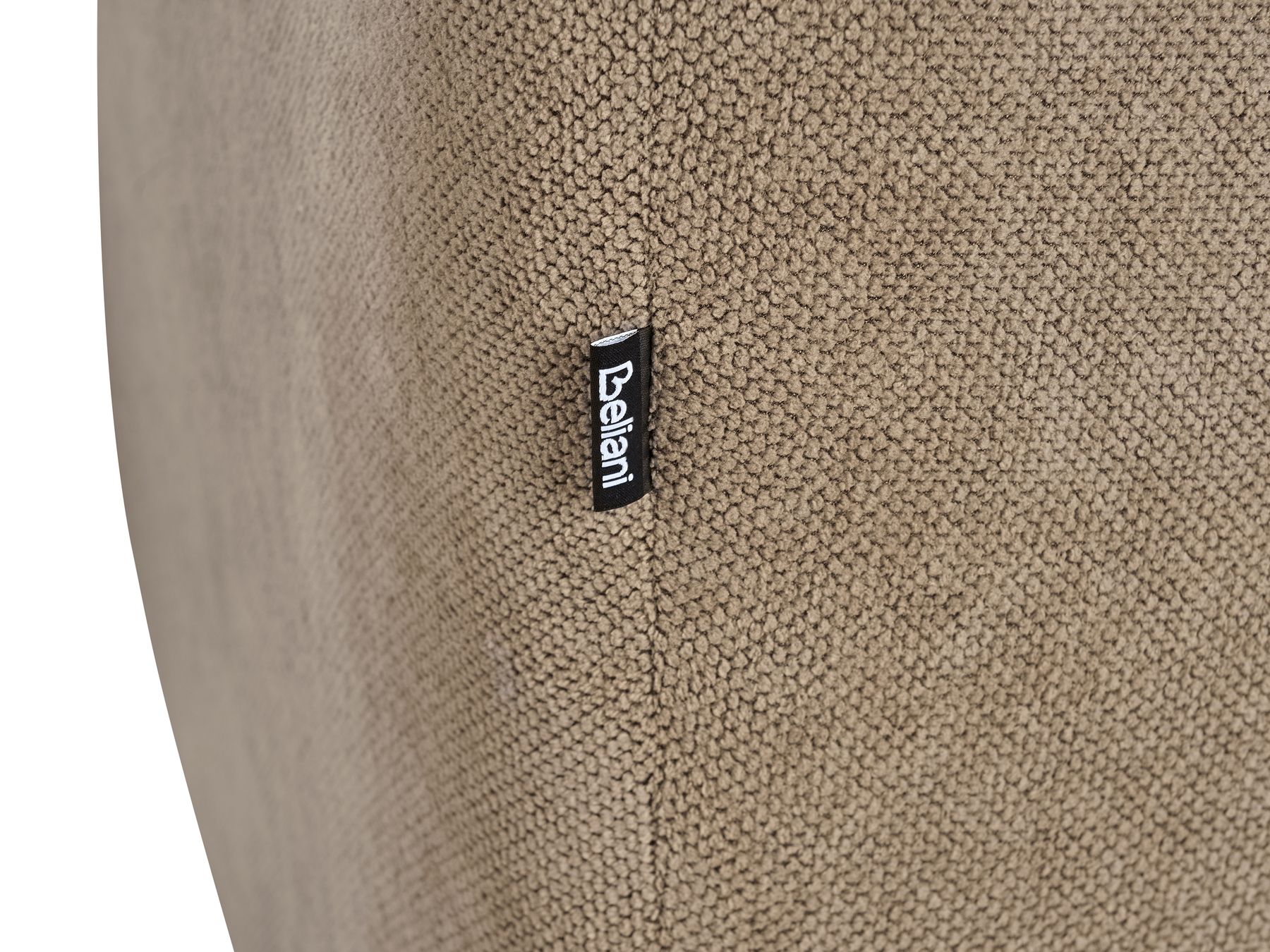 3 Seater Fabric Sofa Brown HOBRO