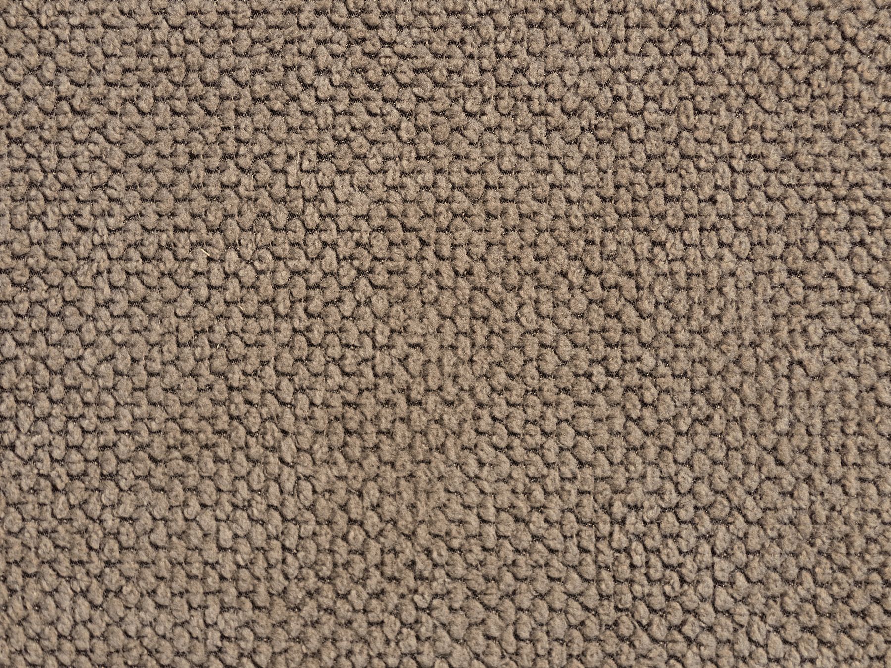 3 Seater Fabric Sofa Brown HOBRO