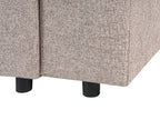 Sofa Bed INNVIK Fabric Light Brown with Storage 3 Seater