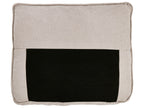 Fabric Sofa with Ottoman Beige AVESTA