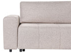 Corner Sofa Bed INNVIK Fabric Light Brown with Storage 4 Seater Left Hand