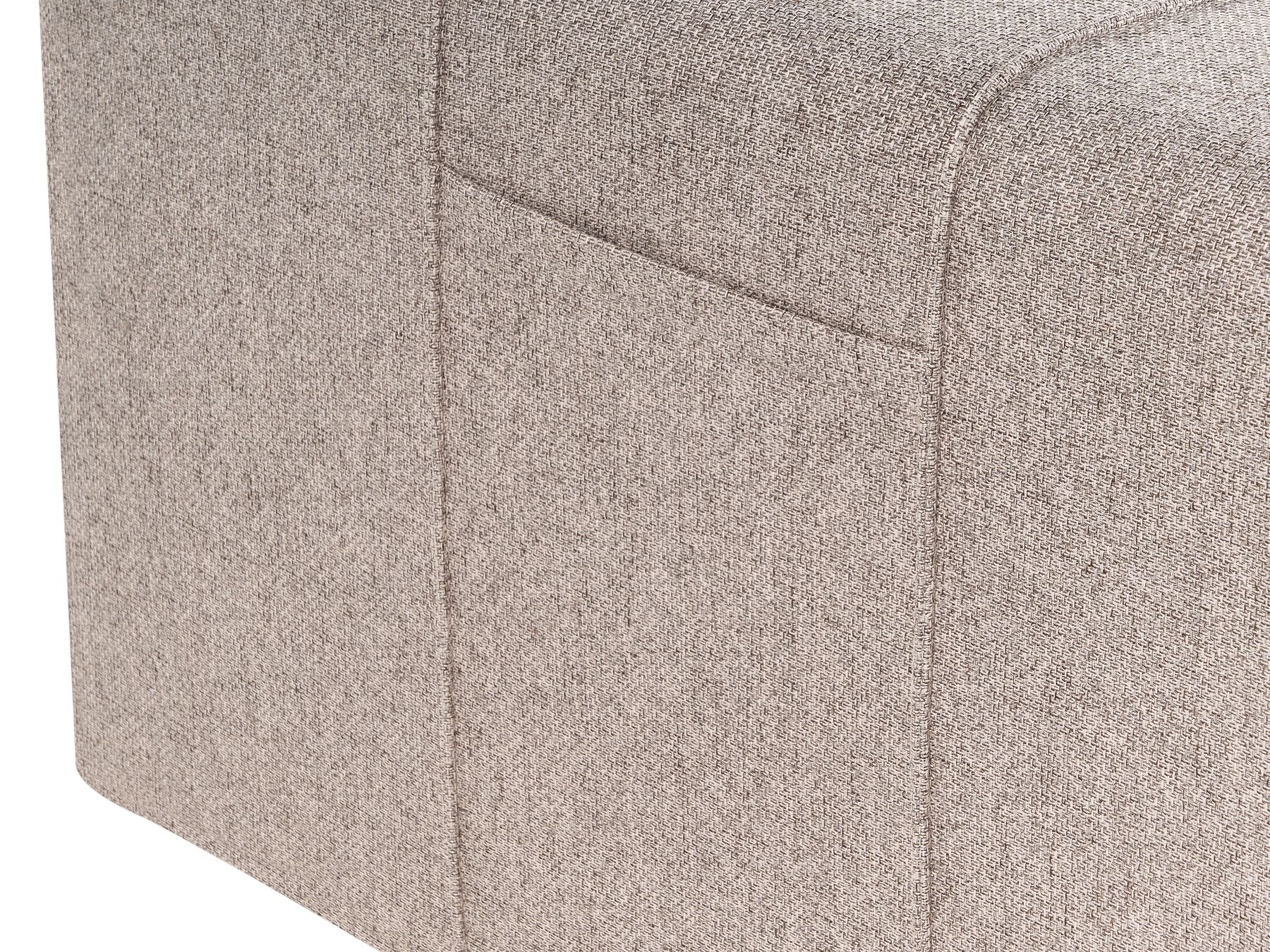 Corner Sofa Bed INNVIK Fabric Light Brown with Storage 4 Seater Right Hand