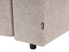 Corner Sofa Bed INNVIK Fabric Light Brown with Storage 4 Seater Right Hand