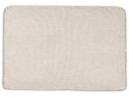U-Shape Sofa Bed VATNE Fabric Light Beige with Storage 4 Seater