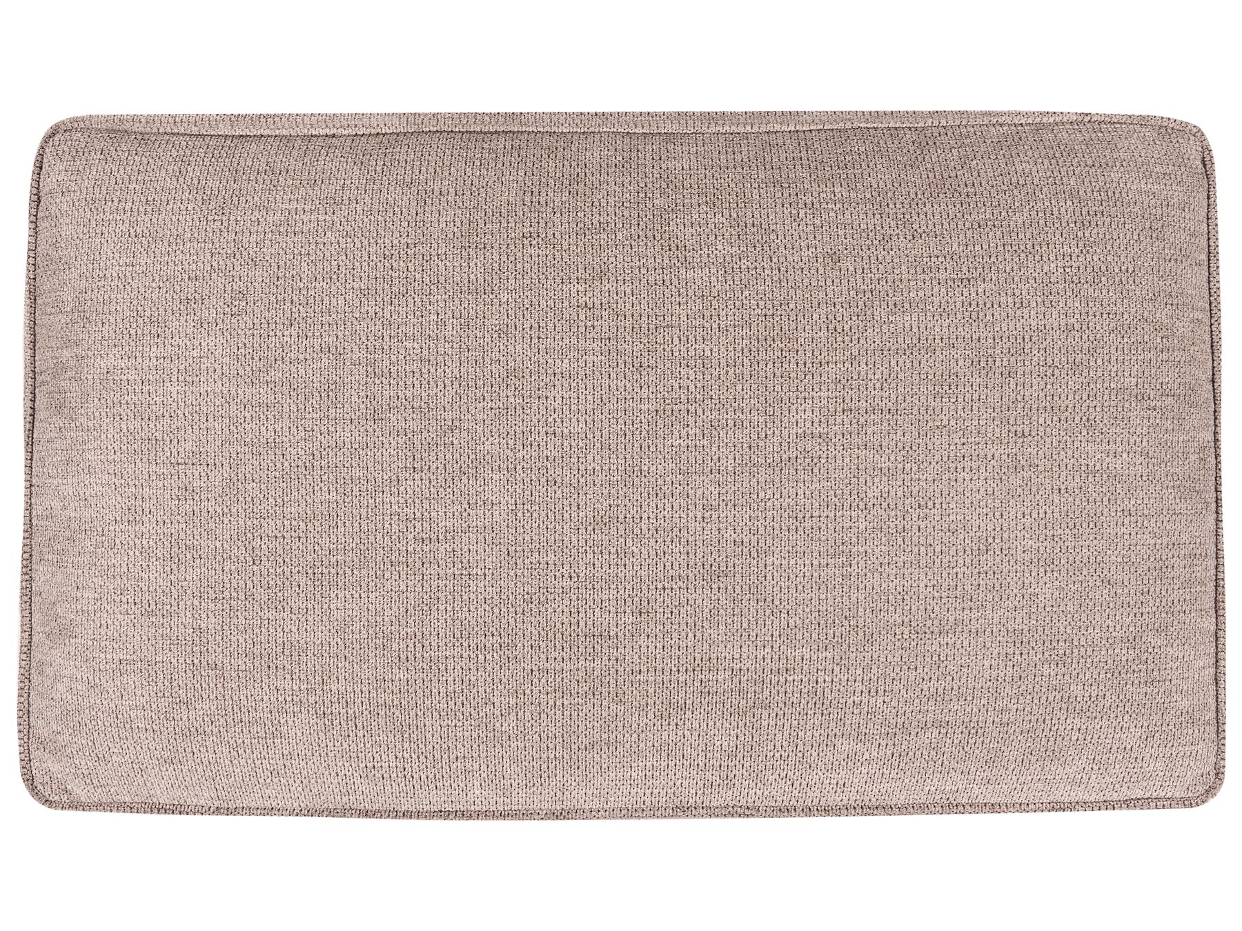 U-Shape Sofa Bed VATNE Fabric Light Brown with Storage 4 Seater