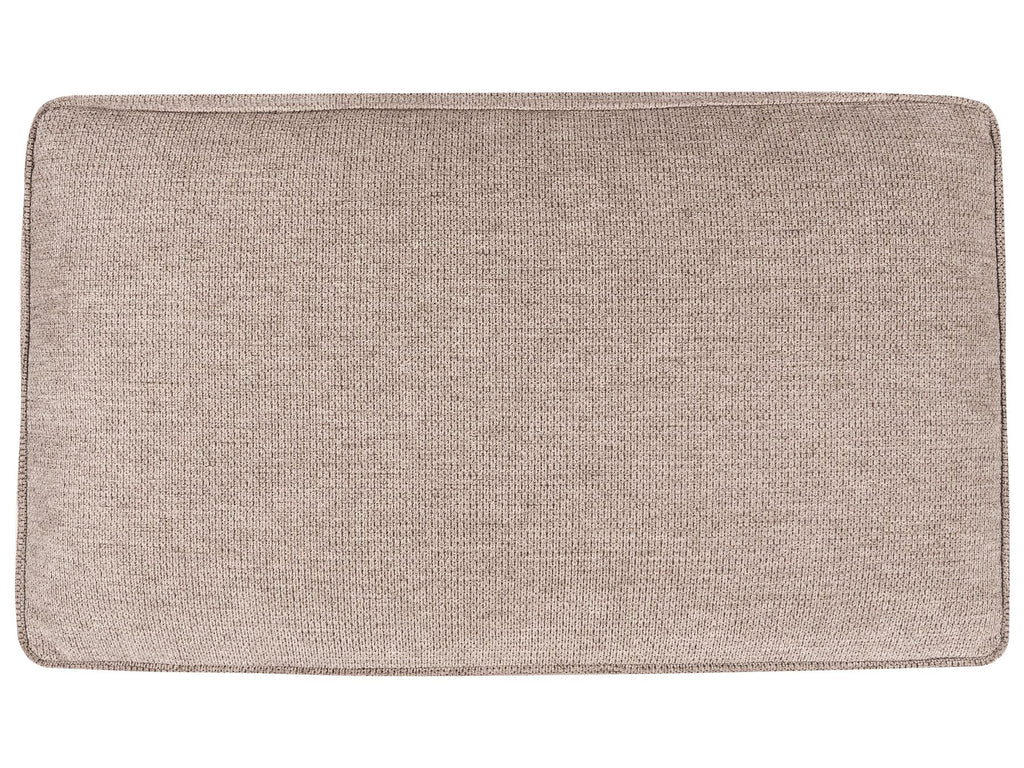 U-Shape Sofa Bed VATNE Fabric Light Brown with Storage 4 Seater